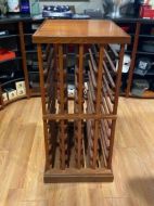 Mahogany Wine Rack with Top